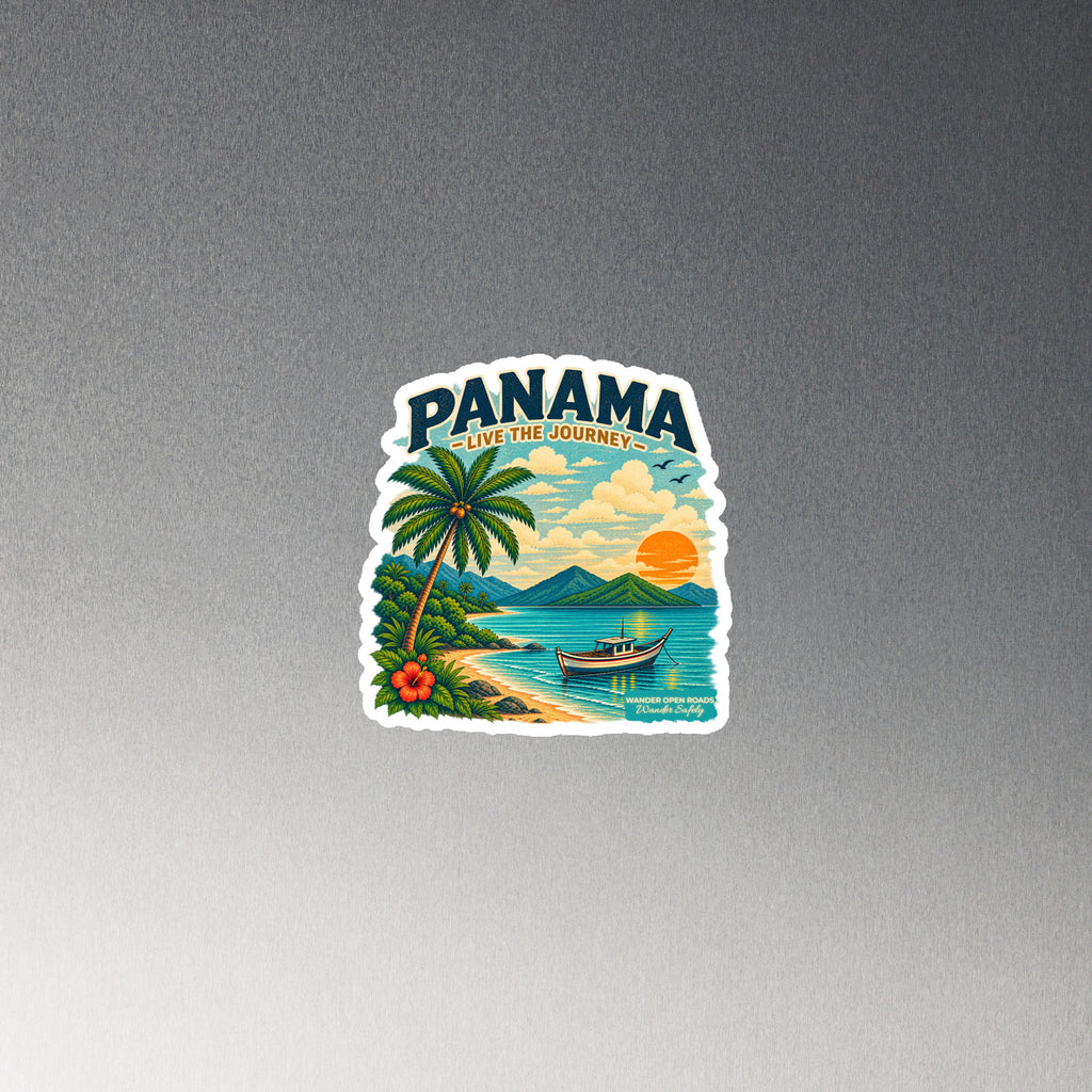 Panama Pacific Escape Die-Cut Magnet