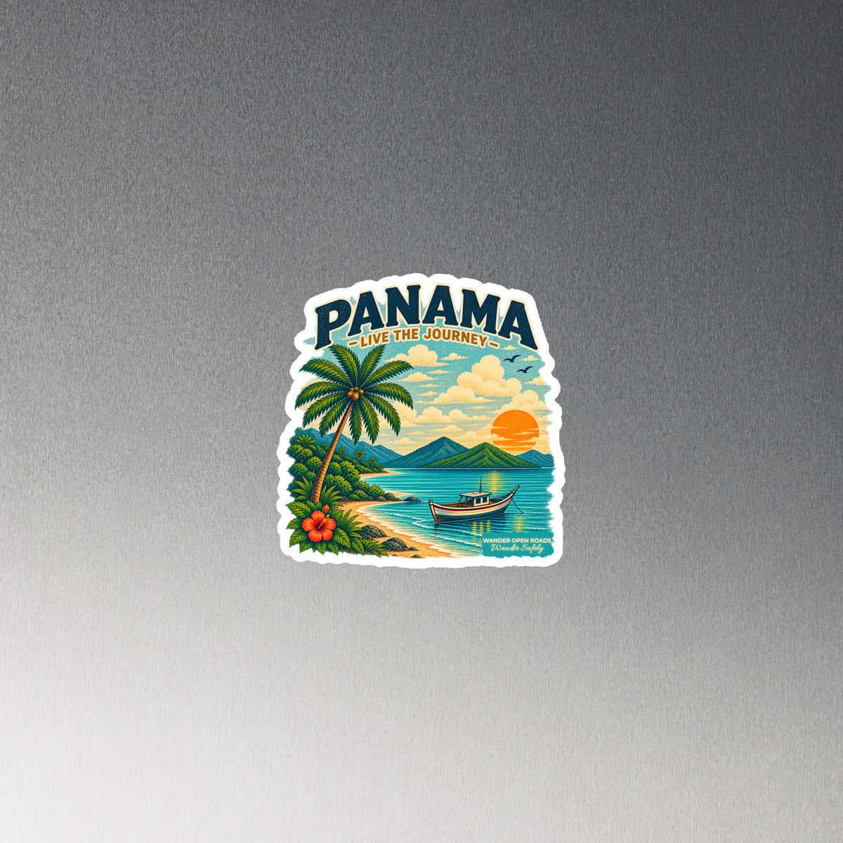 Panama Pacific Escape Die-Cut Magnet