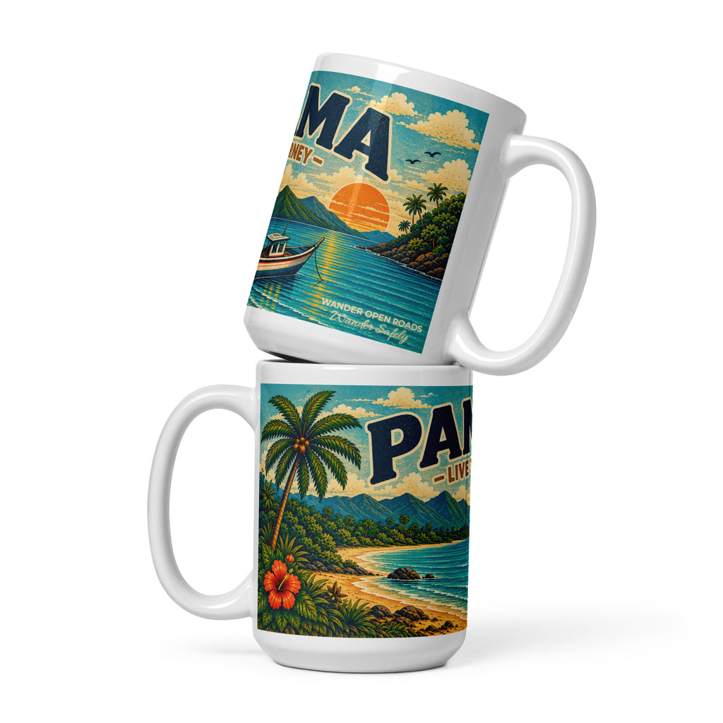 Panama Pacific Escape Vintage 15 oz Mug