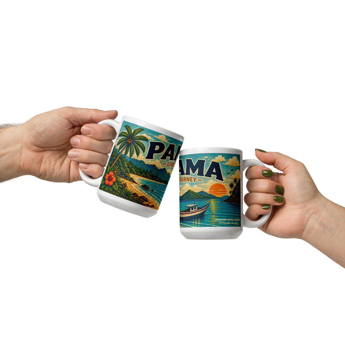 Panama Pacific Escape Vintage 15 oz Mug