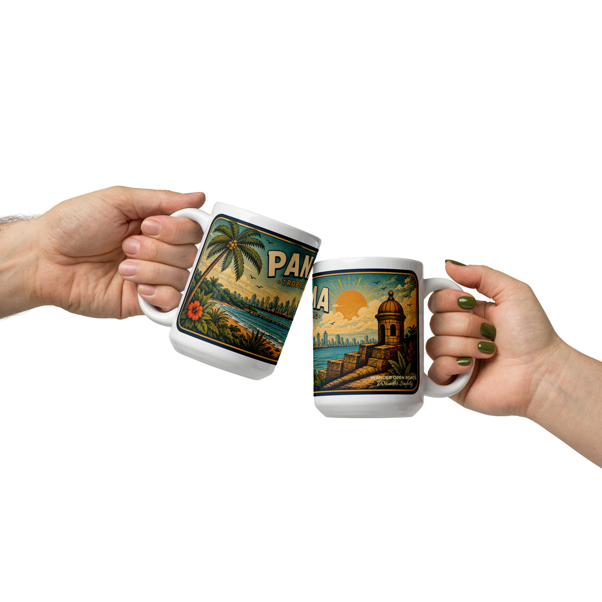 Panama Tropical Living Vintage 15 oz Mug