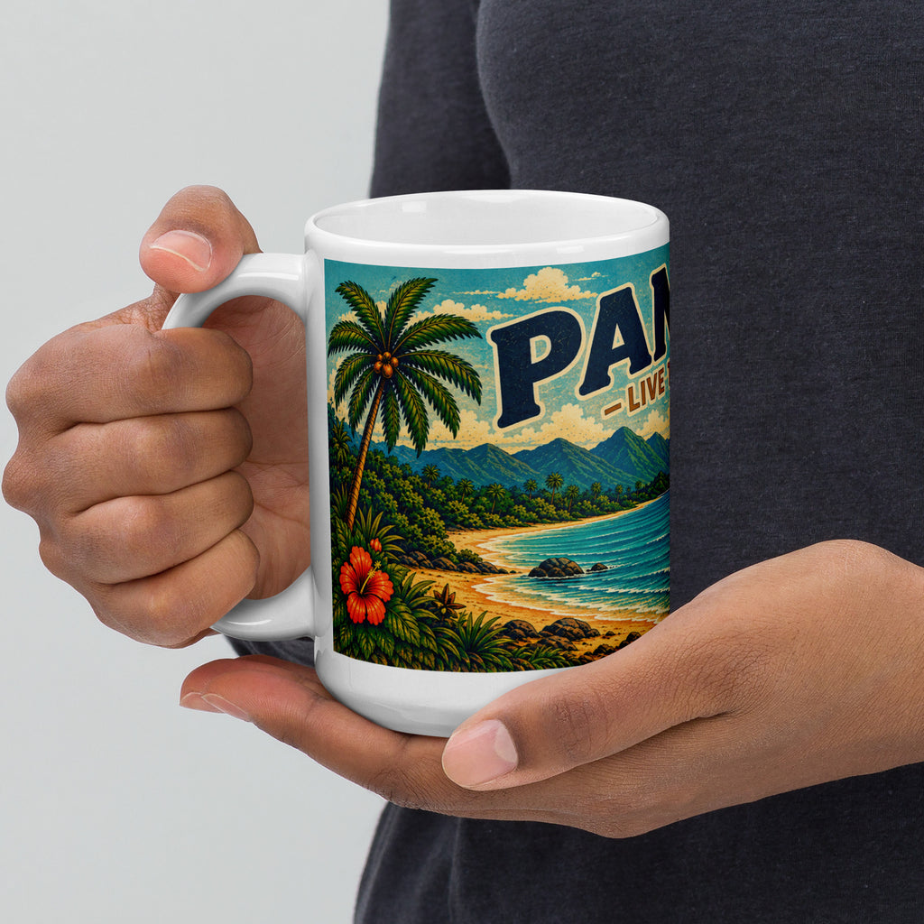 Panama Pacific Escape Vintage 15 oz Mug